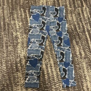 Terez girls denim design legging.  Size 6x. New but with no tags.